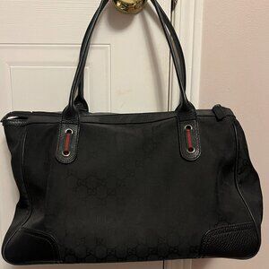 Vintage Gucci Cloth bag with GG logo